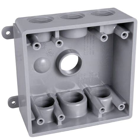 2 gang weatherproof junction box|2 gang weatherproof outlet.